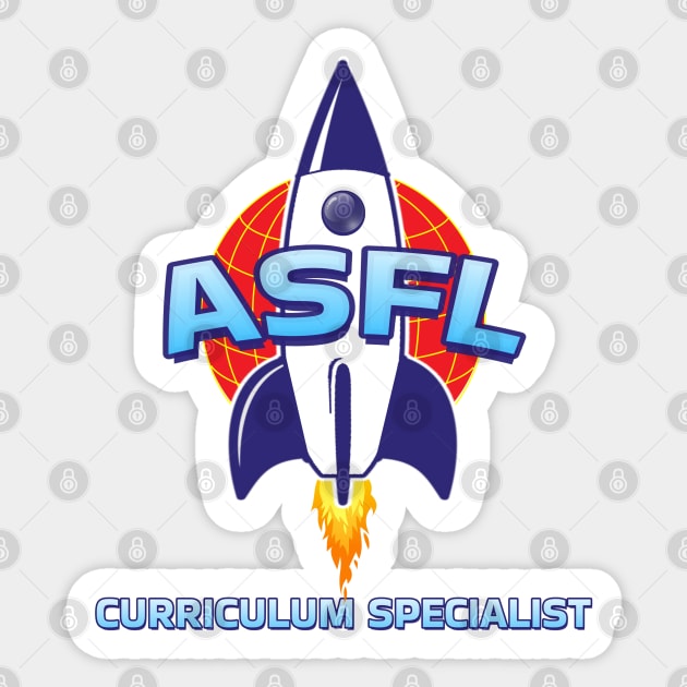 ASFL CURRICULUM SPECIALIST Sticker by Duds4Fun